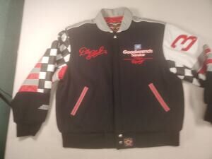 VINTAGE Dale Earnhardt Jacket Mens Large NASCAR Goodwrench Chase Jeff Hamilton